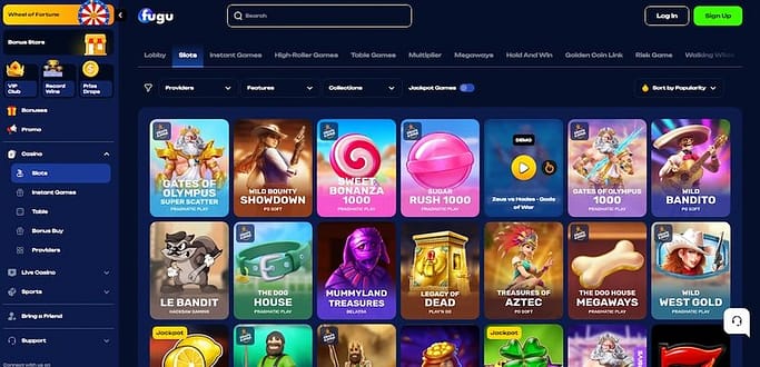 Willkommen beim Fugu Casino Online - Deutsche Spieler willkommen!